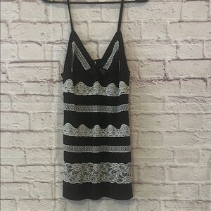 VICTORIA SECRETS “sexy little things” Black and White Lace